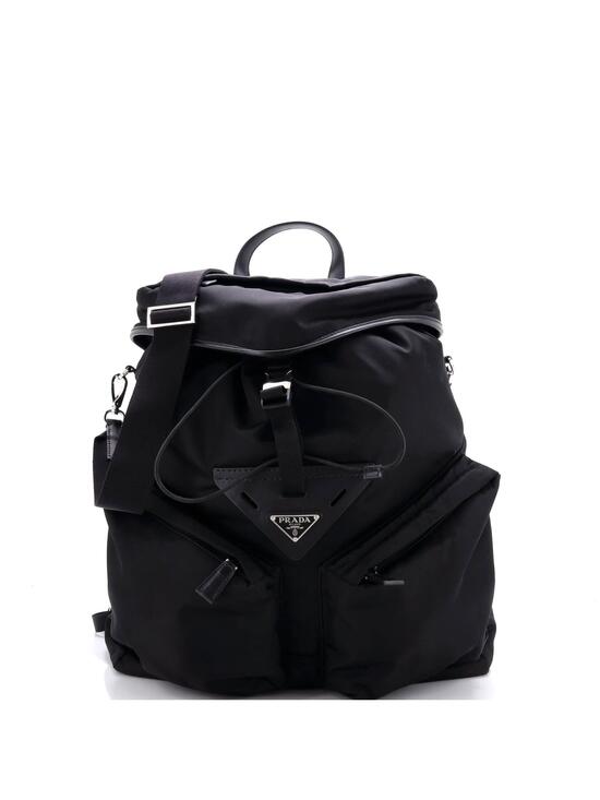 Prada Triangle Convertible Backpack Re- #296657P23B